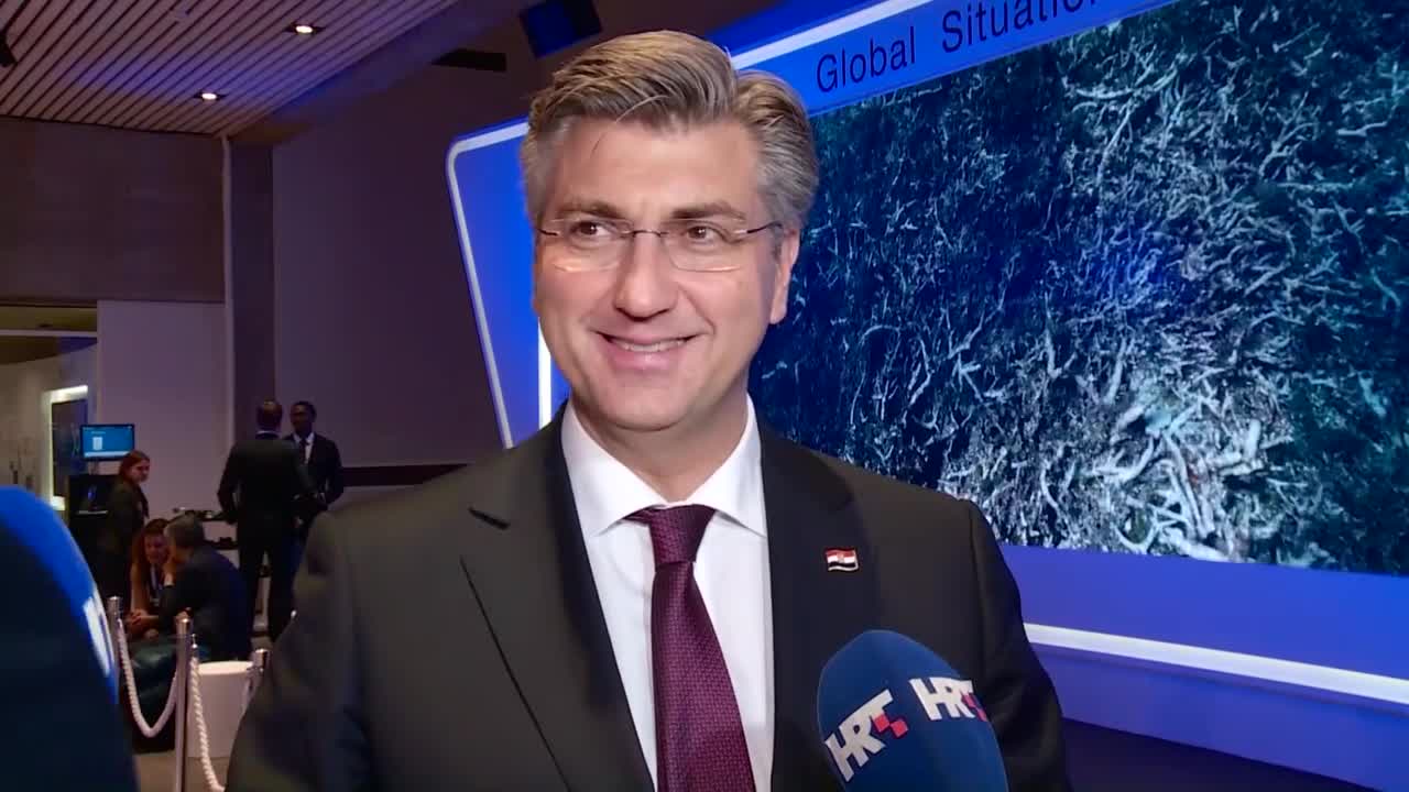 S kim je sve Plenković razgovarao na Svjetskom ekonomskom forumu?