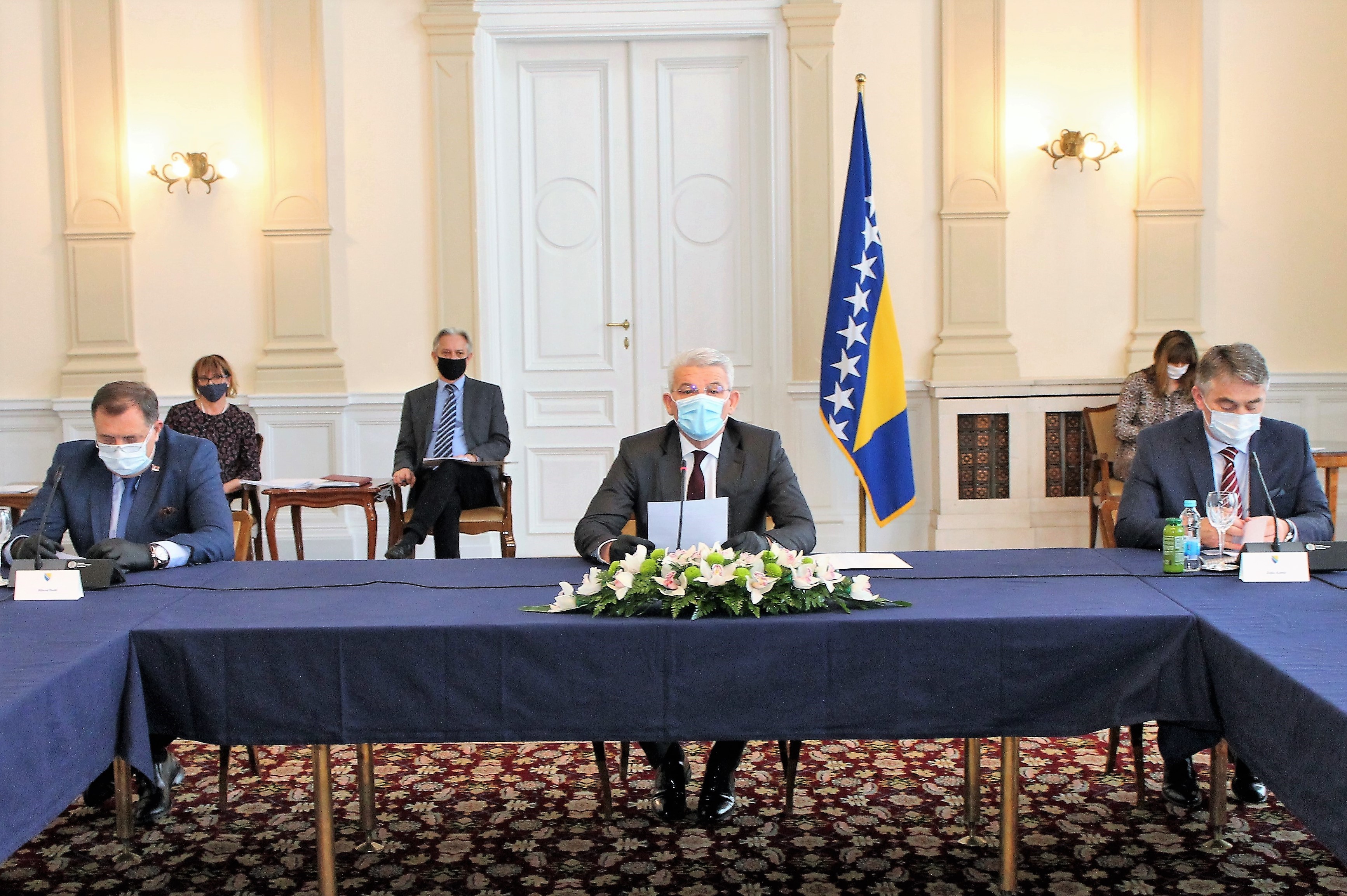 Sastank Predsjedništva BiH sa Političkom random grupom za EU 1