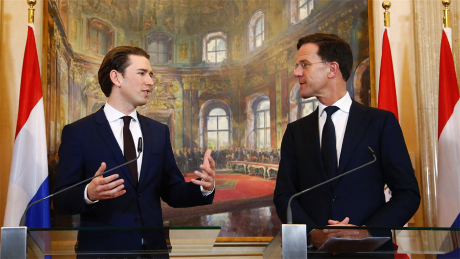 Sebastian Kurz i Mark Rutte