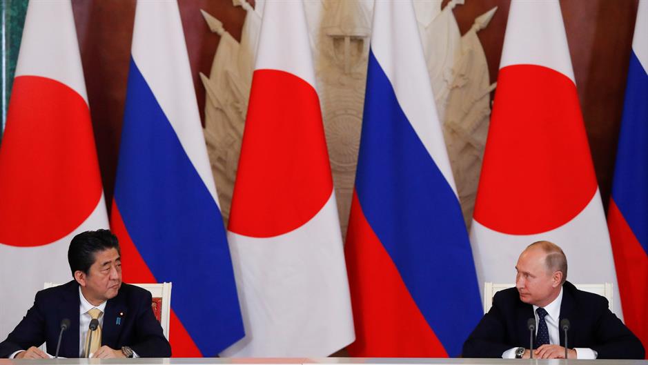 Shinzo Abe i Vladimir Putin