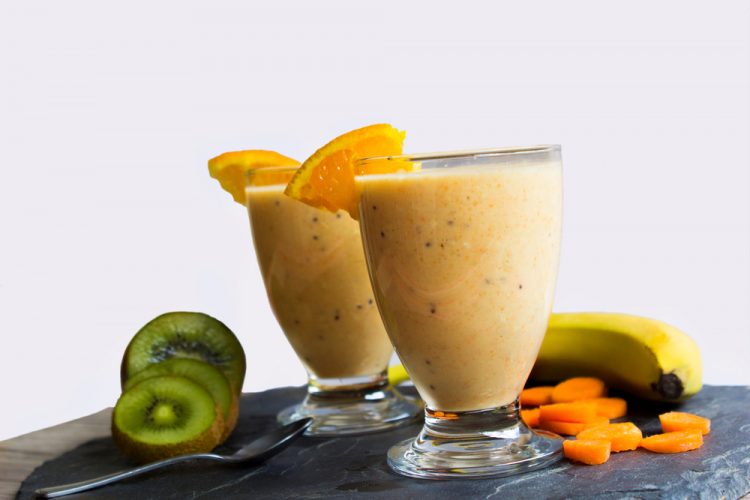 smoothie, kivi, banana, vitamini