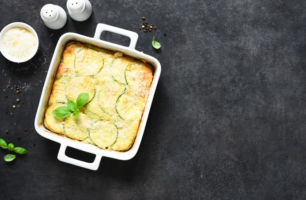 zapečene tikvice, sir