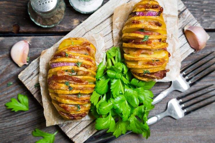 ručak, obrok, pečeni krumpir