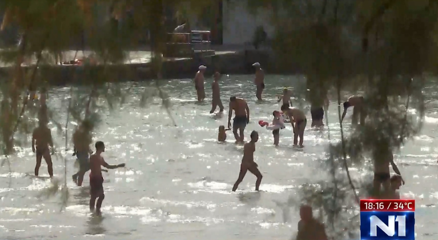 split, vrućine, ljeto, plaža