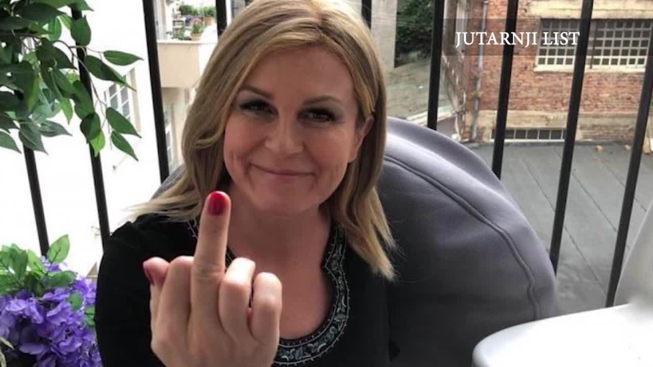 'Srednji prst' Kolinde Grabar-Kitarović