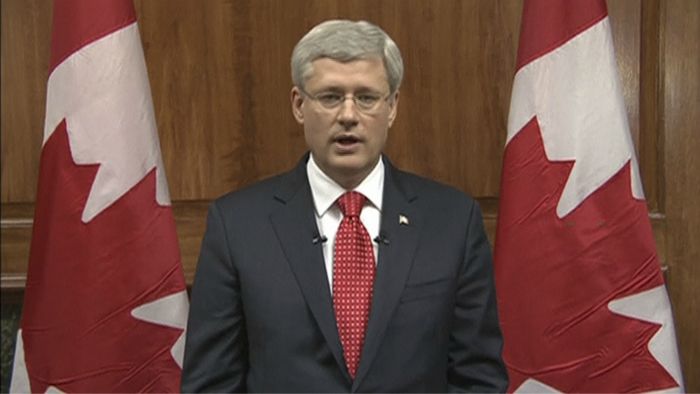 Stephen Harper Reuters CBC Pool