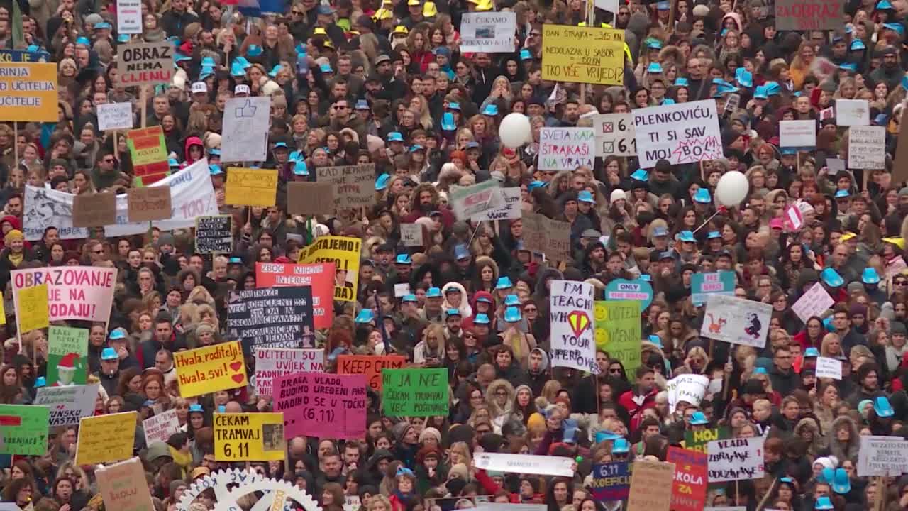 Što je obilježilo godinu? Prosvjedi i štrajkovi