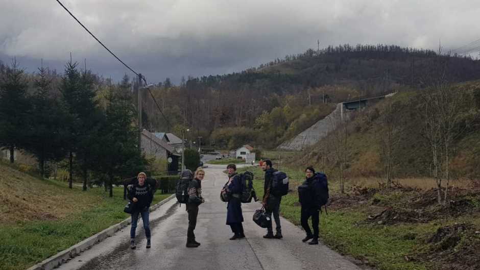 Suradnici s bečke Akademije u jednom od posjeta susjedstvu Fužine[59526]