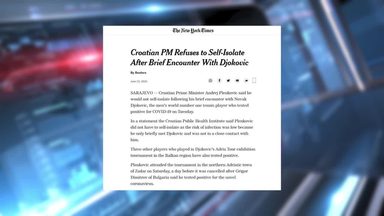 Svjetski mediji pišu o Plenkoviću kao premijeru koji odbija otići u samoizolaciju