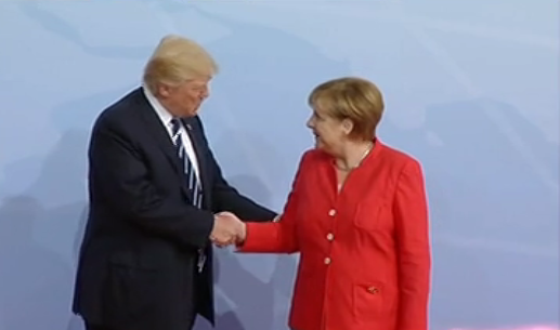 Trump i Merkel