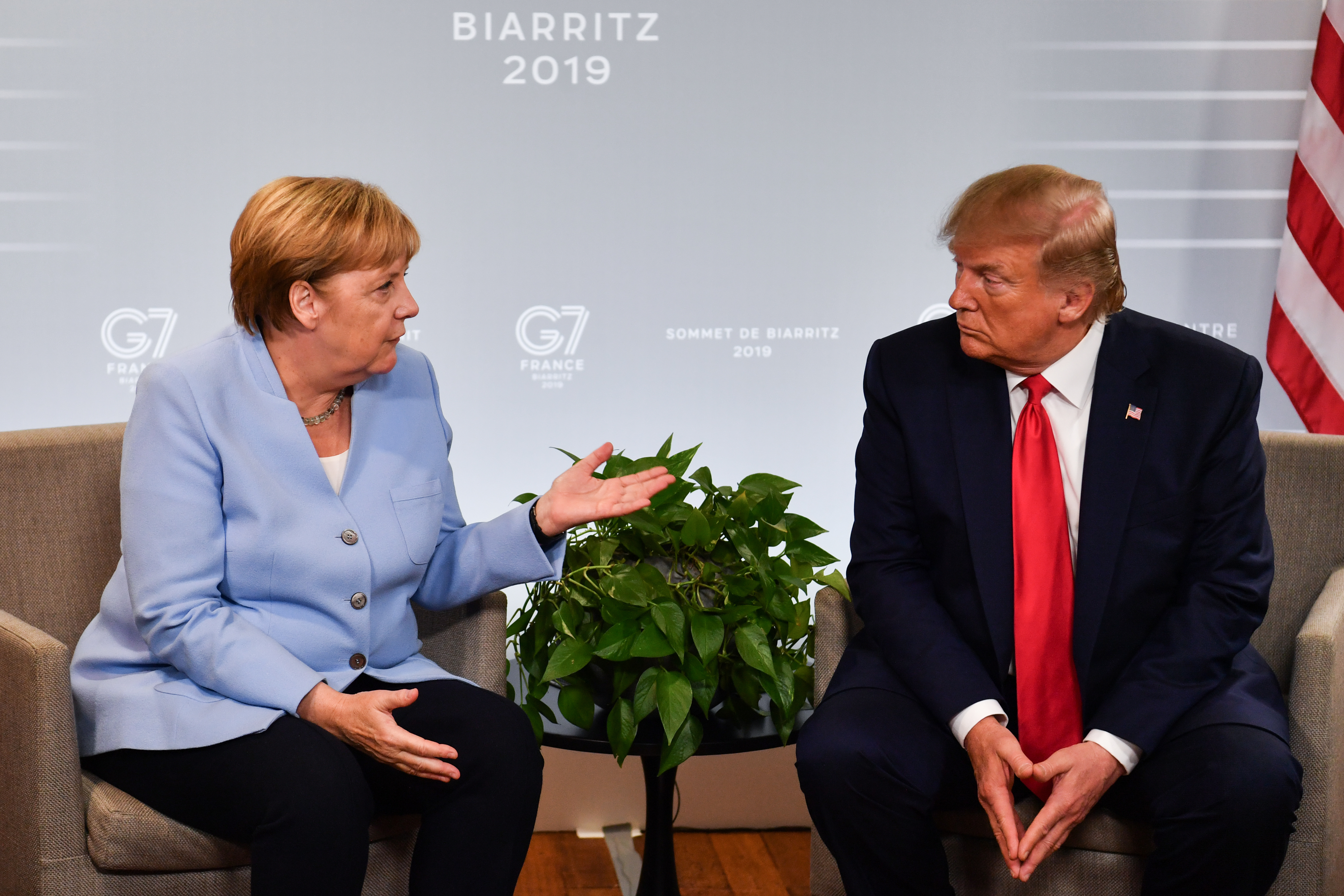 Trump i Merkel