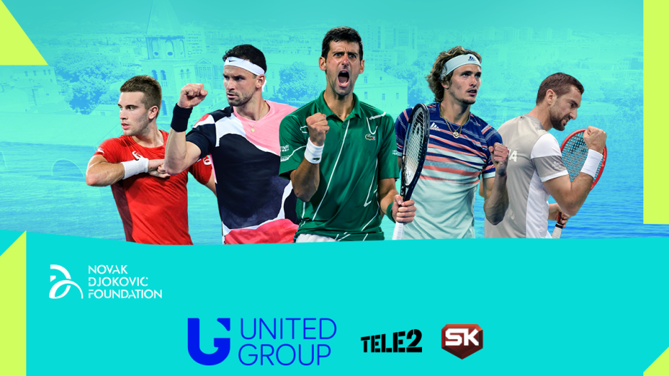 United Grupa glavni sponzor humanitarnog teniskog turnira Adria Tour