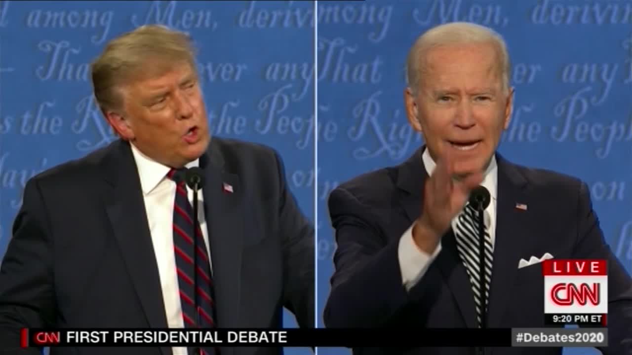 VIDEO Biden Trumpu: Hoćeš li začepiti?!