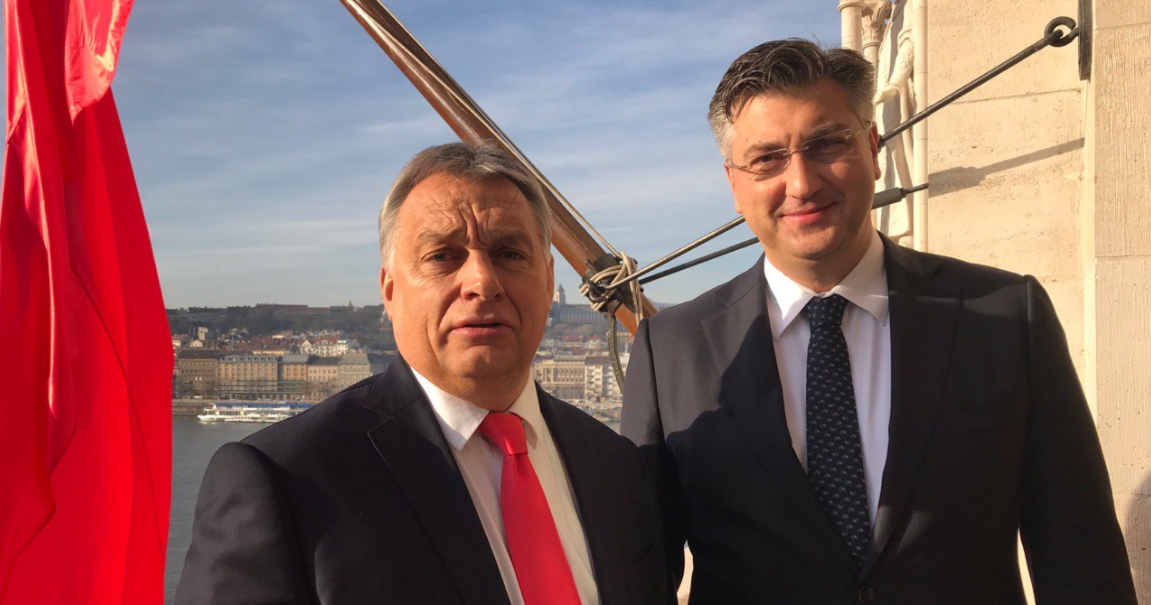 Viktor Orban  i Andrej Plenković
