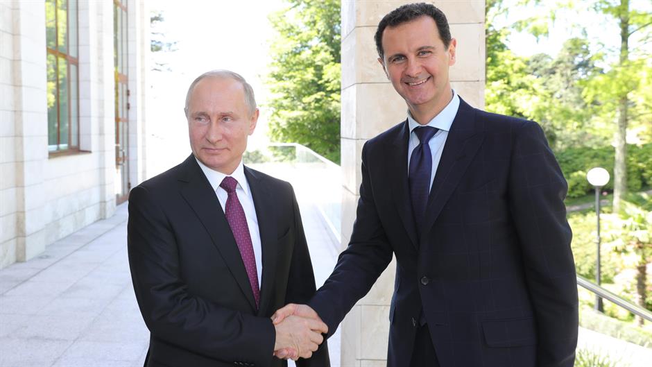 Vladimir Putin, Bashar al-Assad