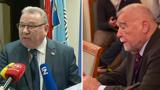 Vladimir Šeks i Stipe Mesić