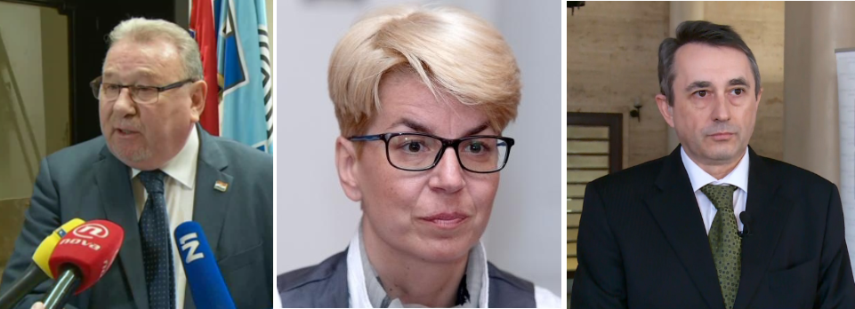 Vladimir Šeks, Sanja Barić, Ivan Koprić