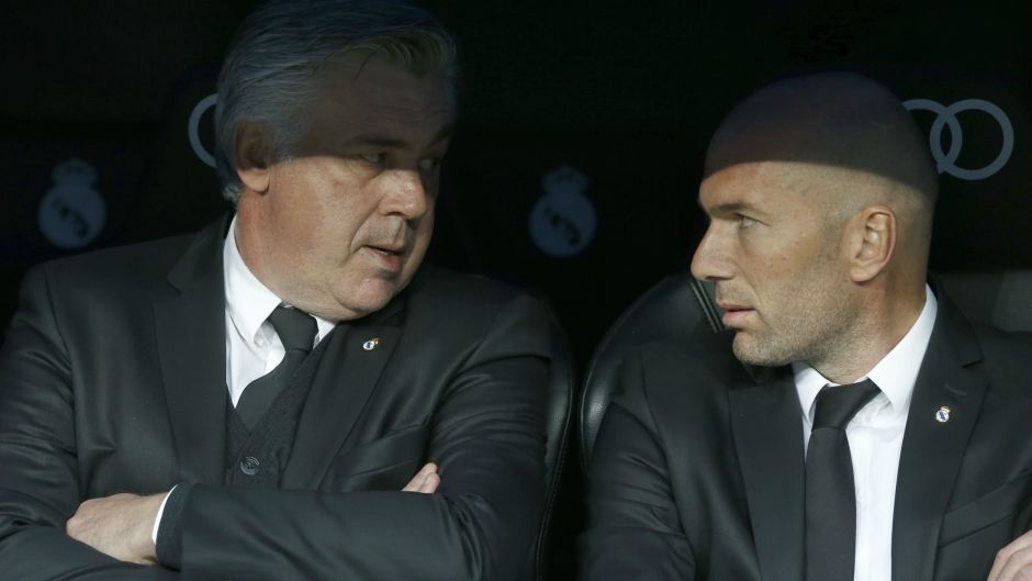 Zidane i Ancleotti