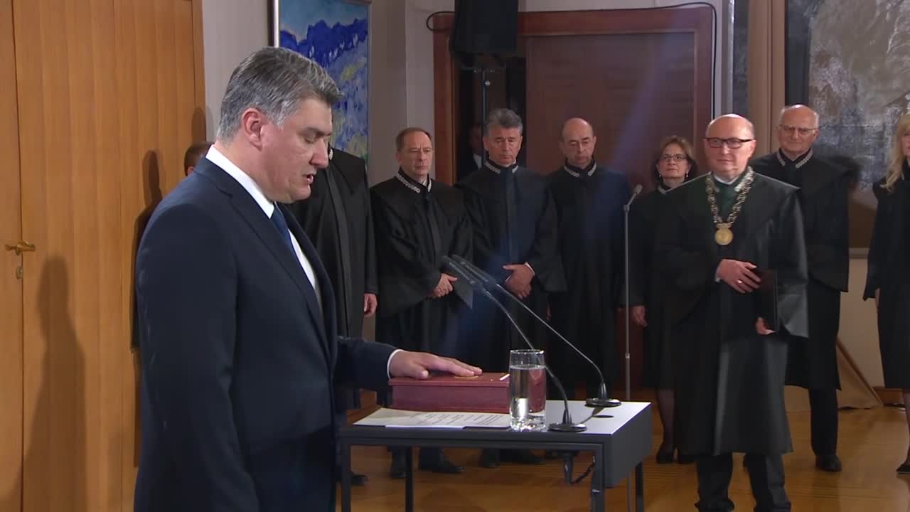 Zoran Milanović položio svečanu prisegu: "Tako mi Bog pomogao!"