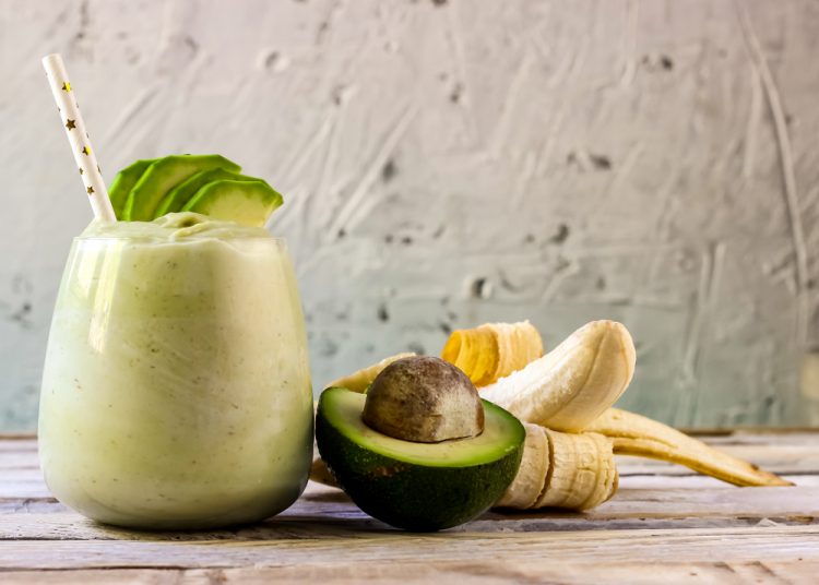 banana, avokado, doručak, zdrava hrana, smoothie