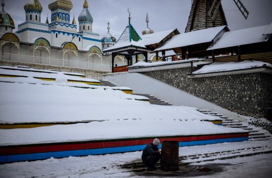 Moskva, Rusija, snijeg, snježna mećava, snježna oluja