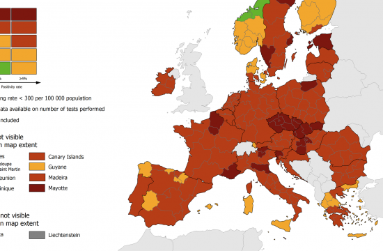 koronavirus, covid-19, karta eu