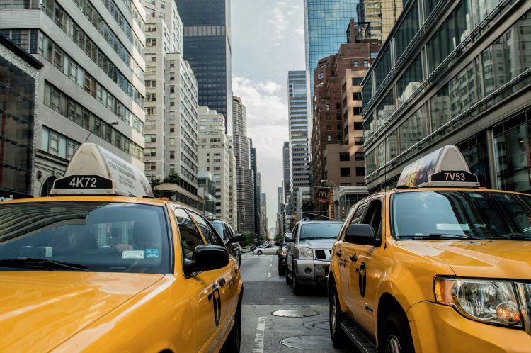 taxi, taksi, New York