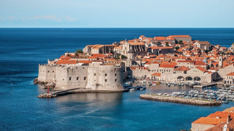 Dubrovnik, more, turizam, ljeto, marina, brodovi