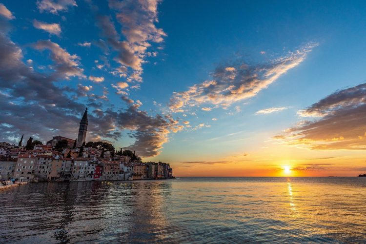Istra, more, turizam, zalazak sunca, Rovinj