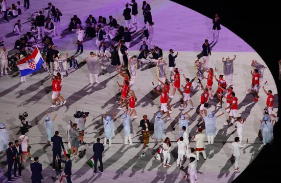 Hrvatska, Sandra Perković, Josip Glasnović, Olimpijske igre, Tokyo. Tokio, svečana ceremonija
