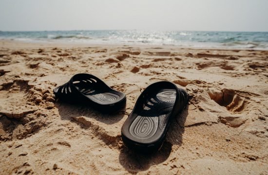 sandale, plaža, ljeto