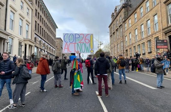 Glasgow, prosvjed, klimatski prosvjed, klimatska konferencija, prosvjednici, Škotska