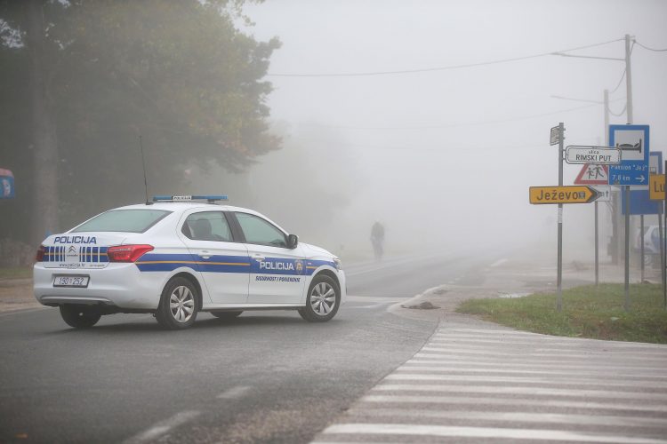 policija, prometna nesreća, policijski auto