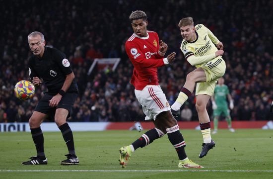 Arsenal, Manchester United, Emils Smith Row, Marcus Rashford