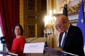 Annalena Baerbock, Jean-Yves Le Drian