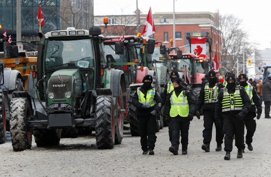 Ottawa, Kanada, kamioni, prosvjed