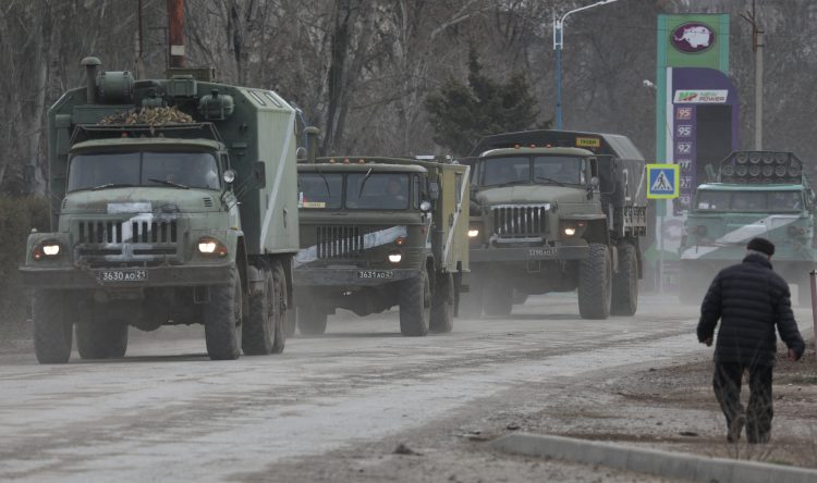 Ruska vojska, vojnik, konvoj, Ukrajina, invazija, rat