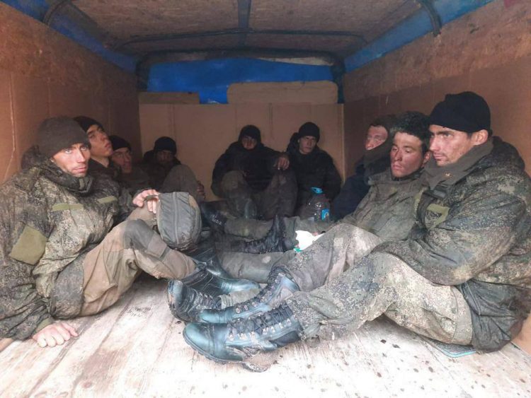 zarobljeni ruski vojnici