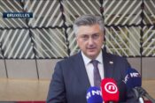 Andrej Plenković daje izjavu za medije