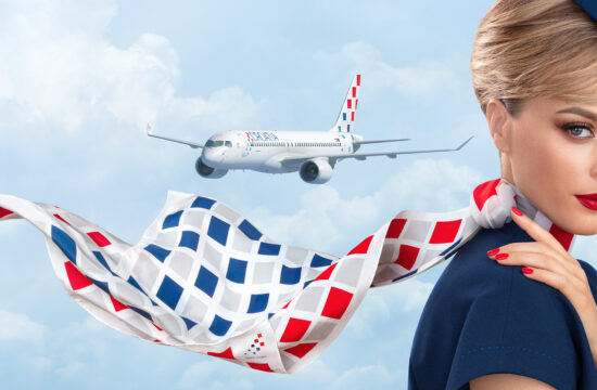 Prvi zrakoplov nove flote A220 Croatia Airlines dobio vizualni rebranding.