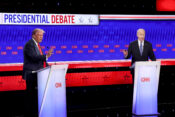 Donald Trump i Joe Biden u debati