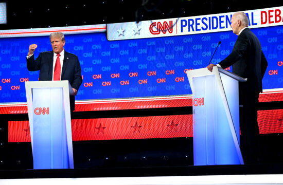 Joe Biden i Donald Trump tijekom debate