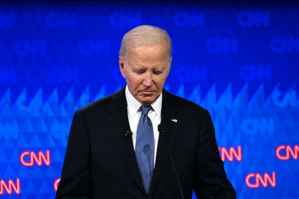 Joe Biden tijekom debate