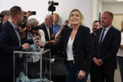 Marine Le Pen na biralištu