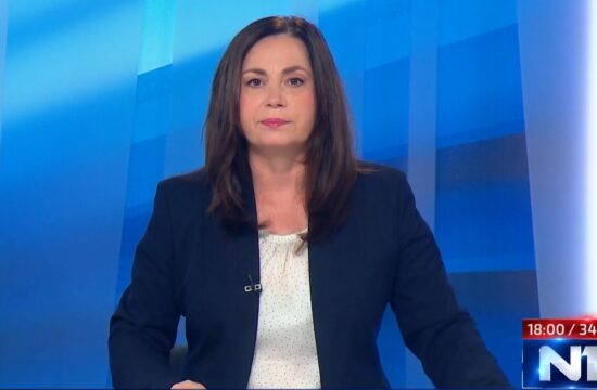 Sandra Križanec vodi Dnevnik