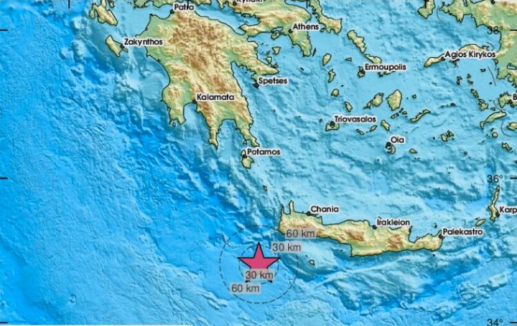 Epicentar potresa u Grčkoj