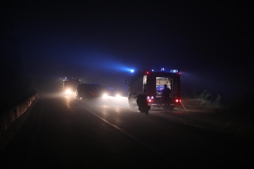 Gornji Tučepi: Vatrogasci dežuraju na požarištu