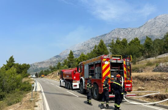 vatrogasci gase požar, vatrogasna kola