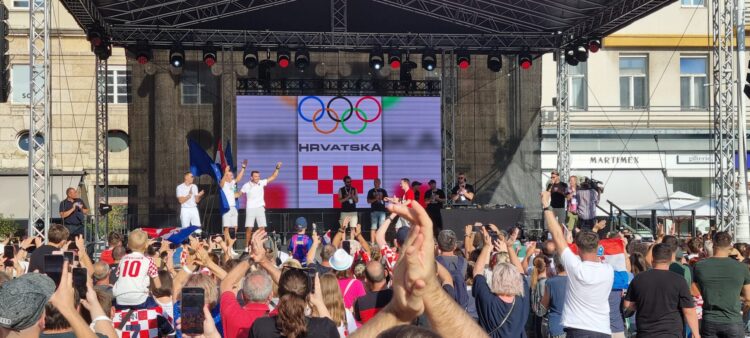 Doček hrvatskim olimpijcima