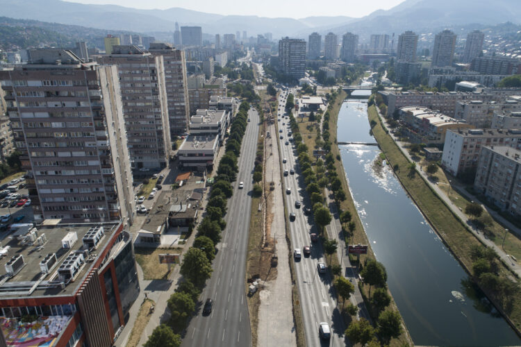 Sarajevo pogled iz zraka